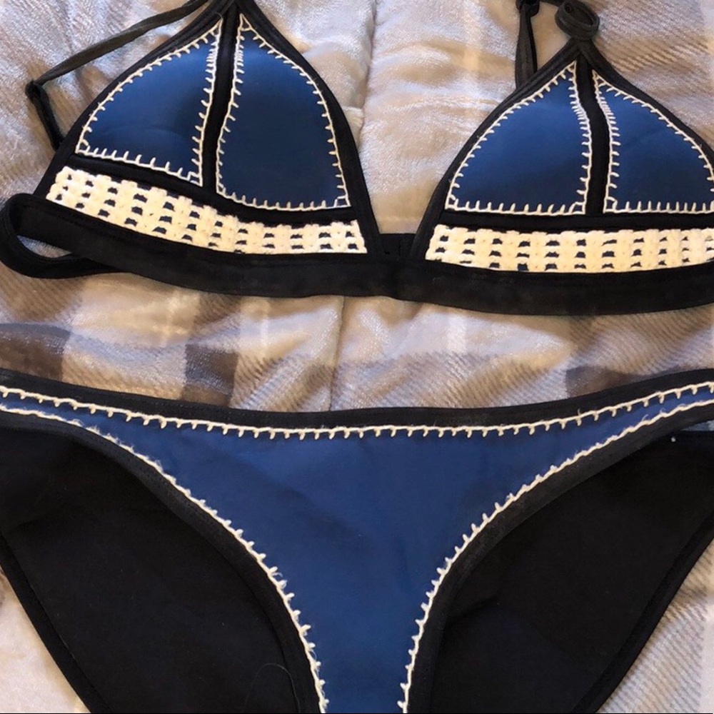 KNITTED TRIANGL BIKINI